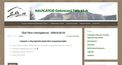 Desktop Screenshot of navigatortura.hu