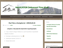 Tablet Screenshot of navigatortura.hu